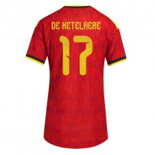 Belgia Charles De Ketelaere #17 Hjemmedrakt Kvinner VM 2026 Kortermet